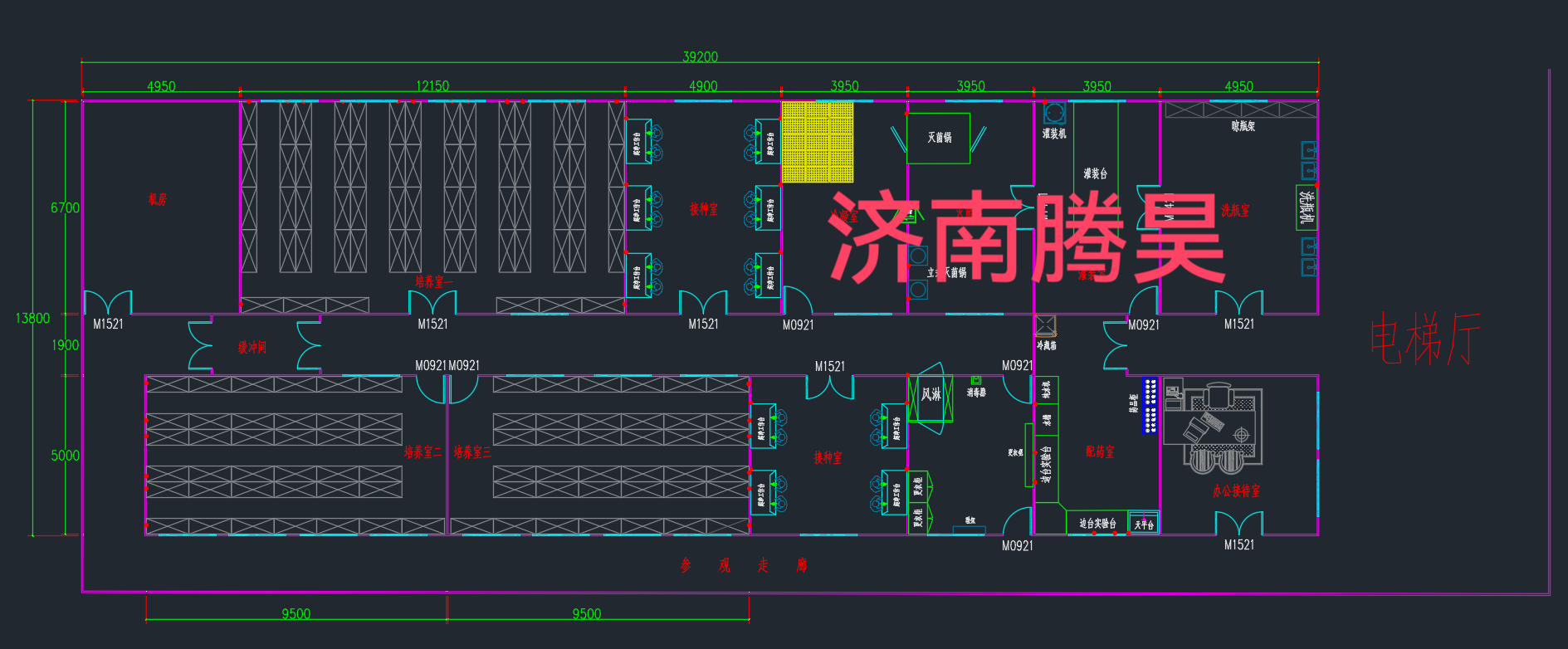河南焦作 450㎡ 药用植物91看片软件免费室